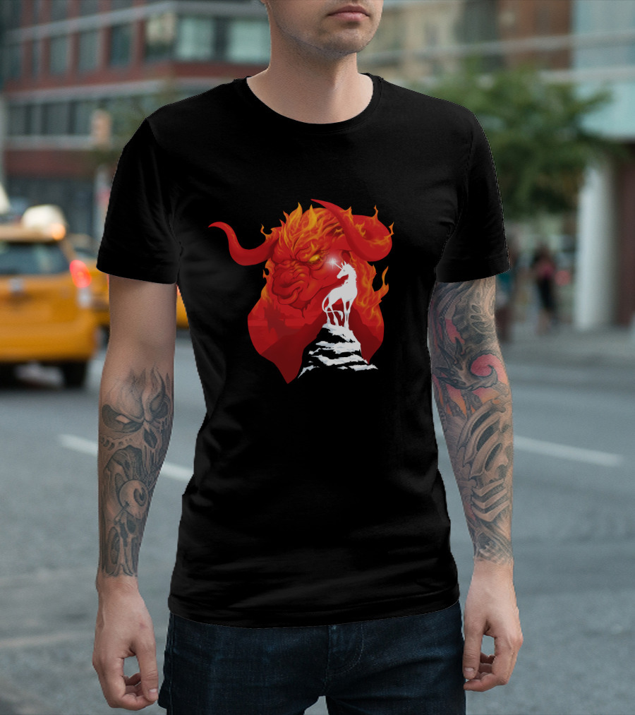 The Last Unicorn Red Bull Fiery Showdown T-Shirt