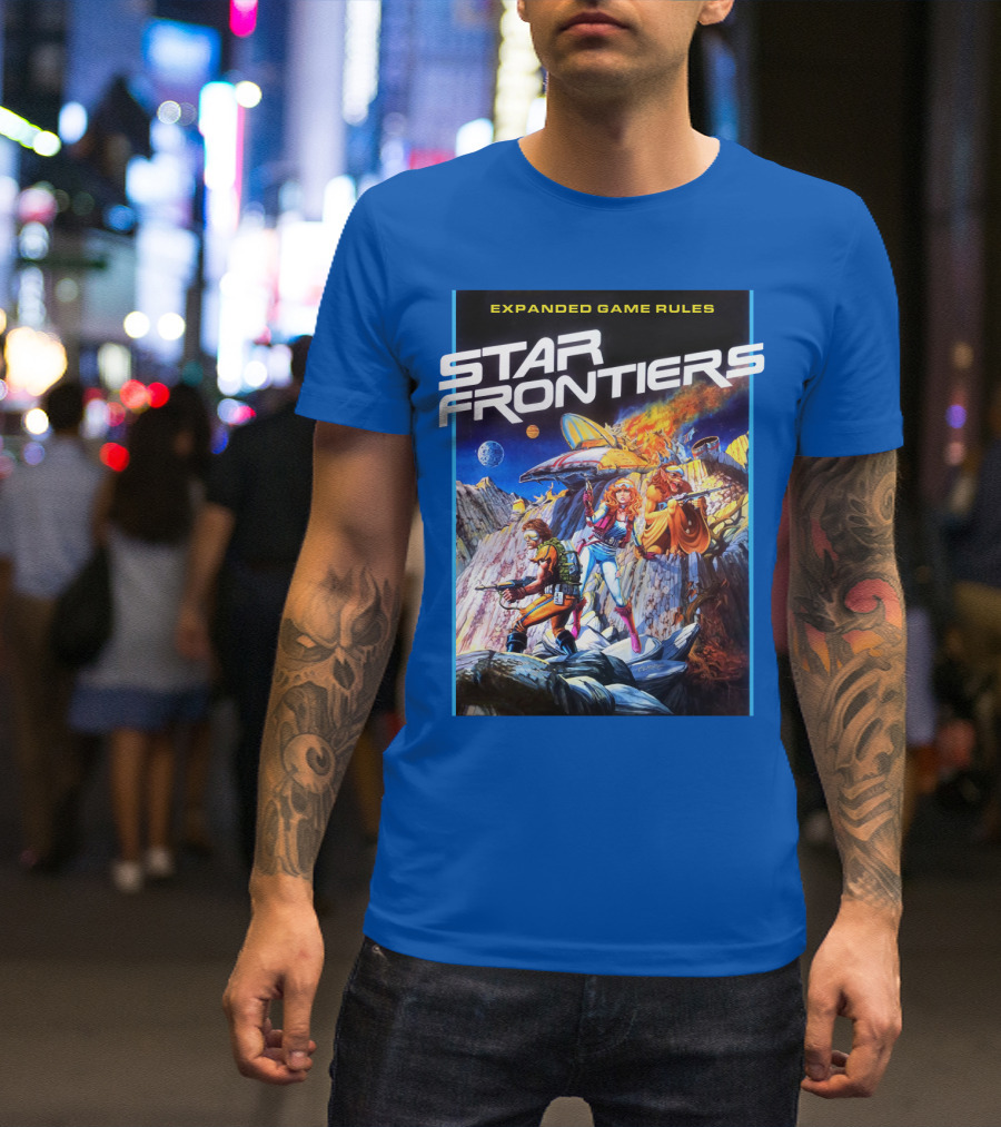 Expanded Game Rules Star Frontiers Science Fiction Adventure T-Shirt
