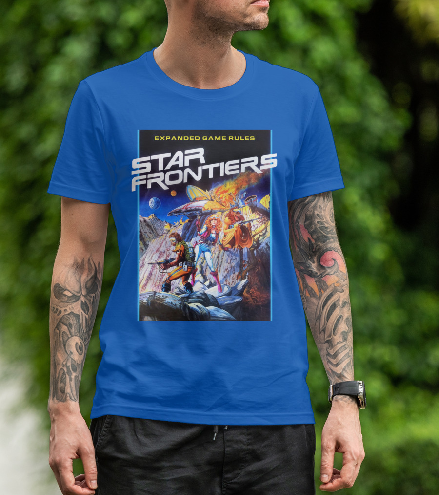 Expanded Game Rules Star Frontiers Science Fiction Adventure T-Shirt