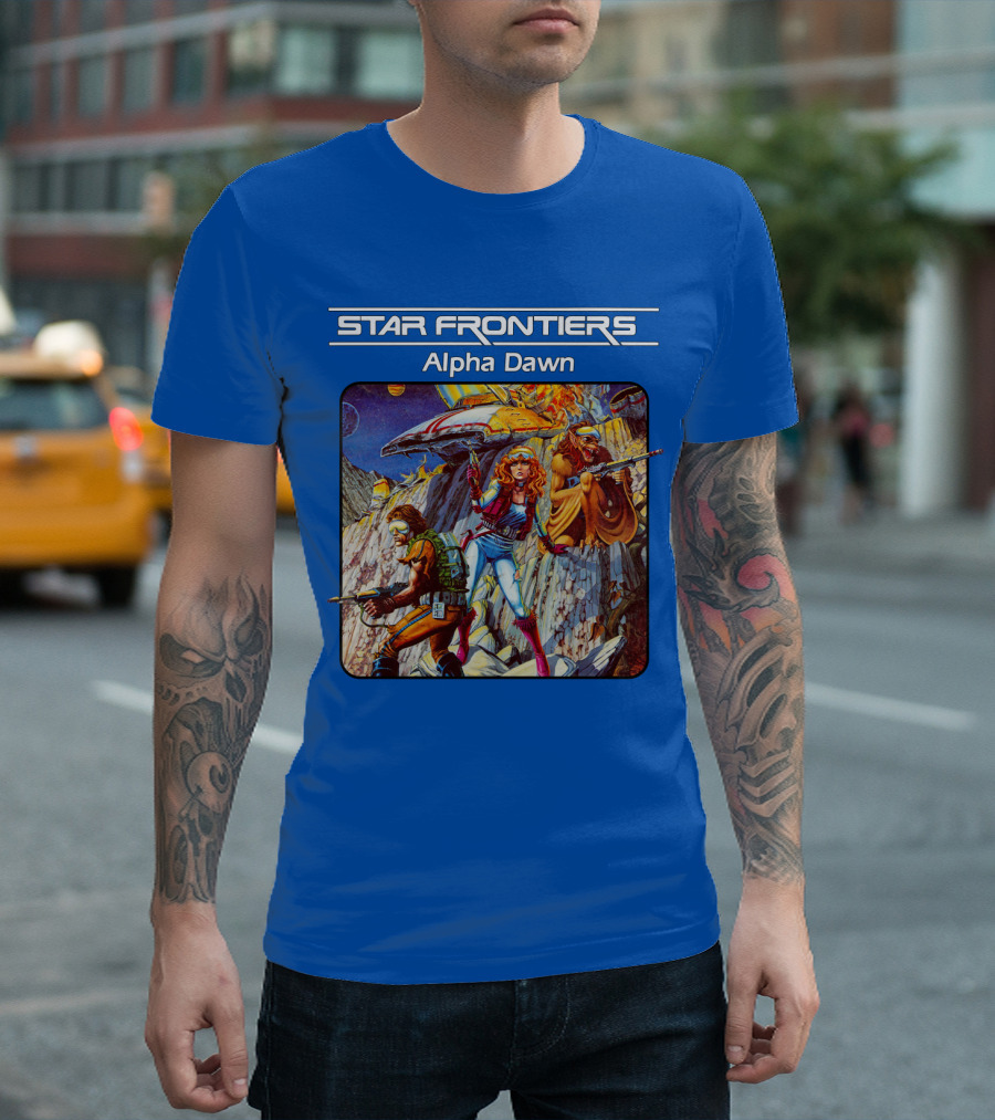 Star Frontiers Alpha Dawn Retro Sci-Fi Adventure T-Shirt