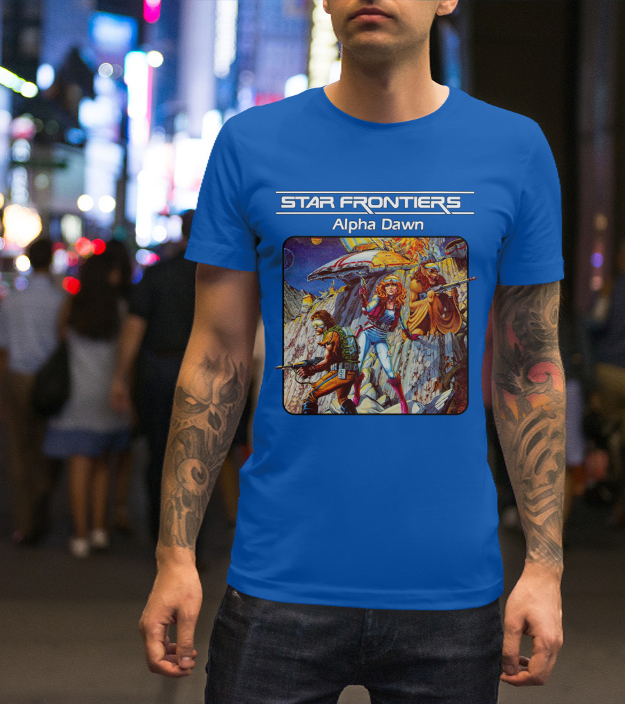 Star Frontiers Alpha Dawn Retro Sci-Fi Adventure T-Shirt