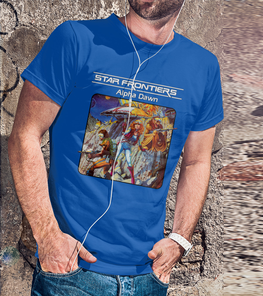 Star Frontiers Alpha Dawn Retro Sci-Fi Adventure T-Shirt