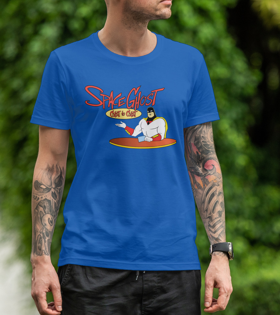 Space Ghost Coast To Coast Talk Show Cartoon Host T-Shirt