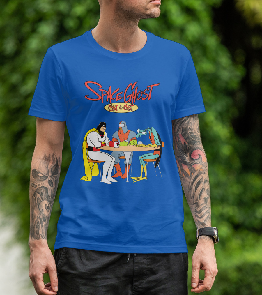 Space Ghost Coast To Coast Zorak And Moltar At Table T-Shirt