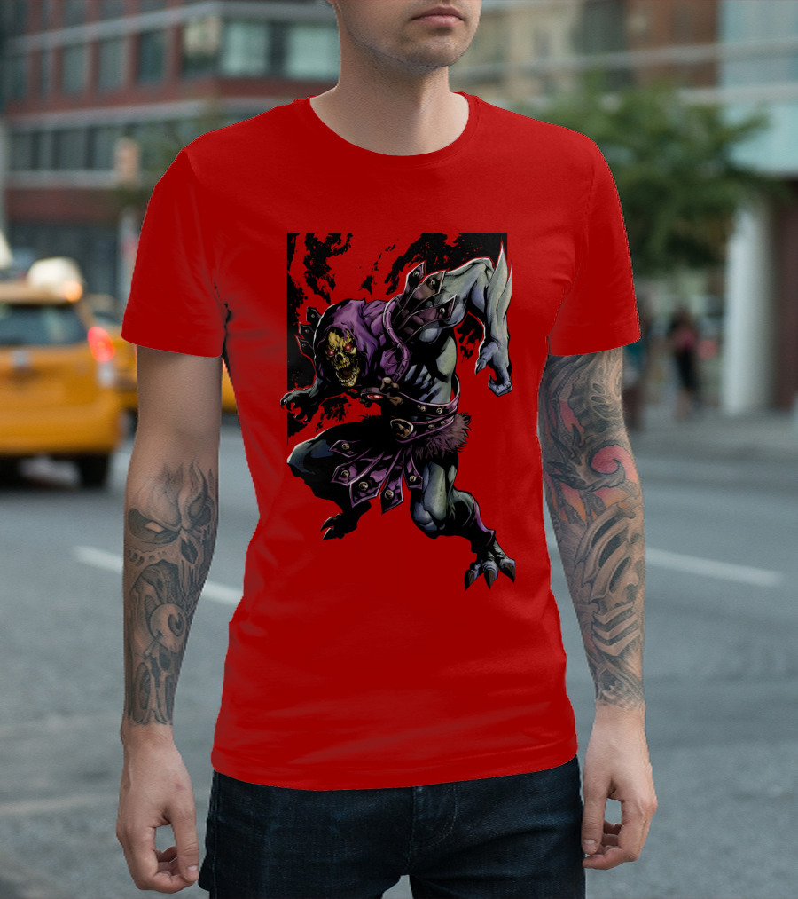 Skeletor Masters of the Universe Villain Dark T-Shirt