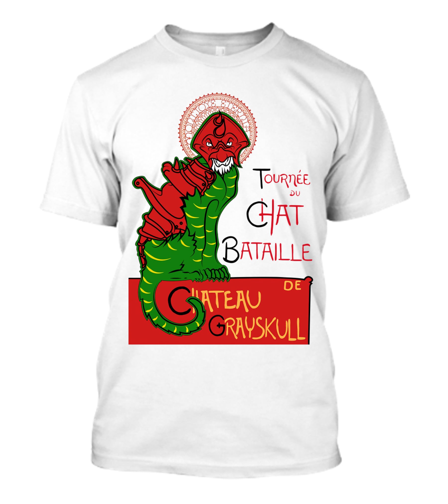 Tournée Du Chat Bataille De Château Grayskull T-Shirt