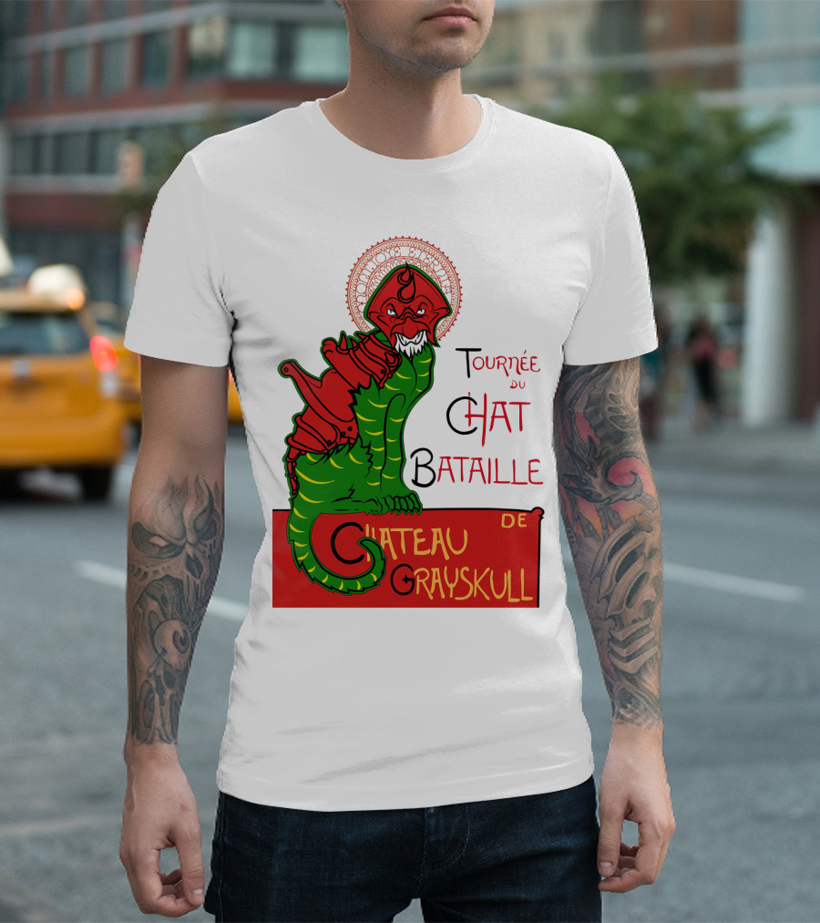 Tournée du Chat Bataille de Château Grayskull T-Shirt