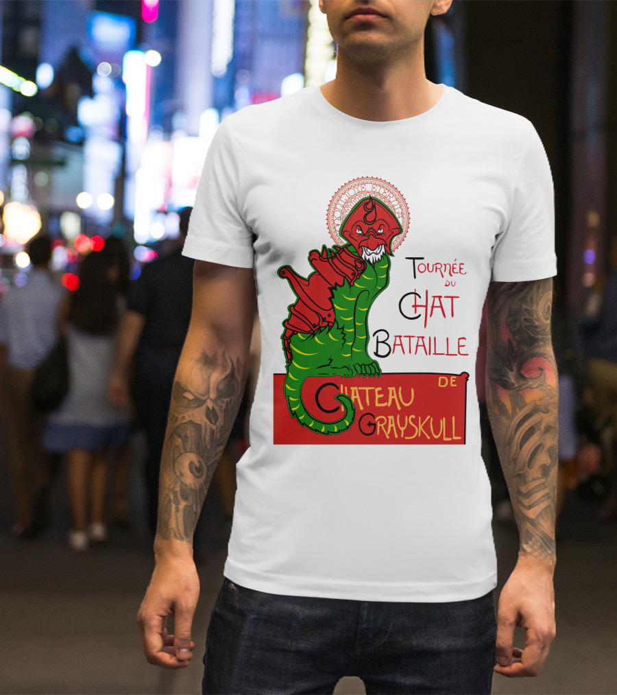 Tournée Du Chat Bataille De Château Grayskull T-Shirt