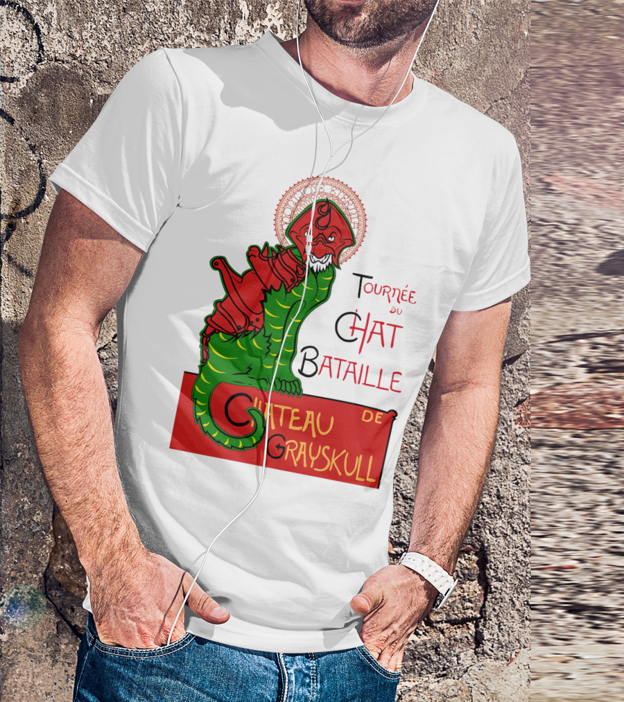 Tournée Du Chat Bataille De Château Grayskull T-Shirt