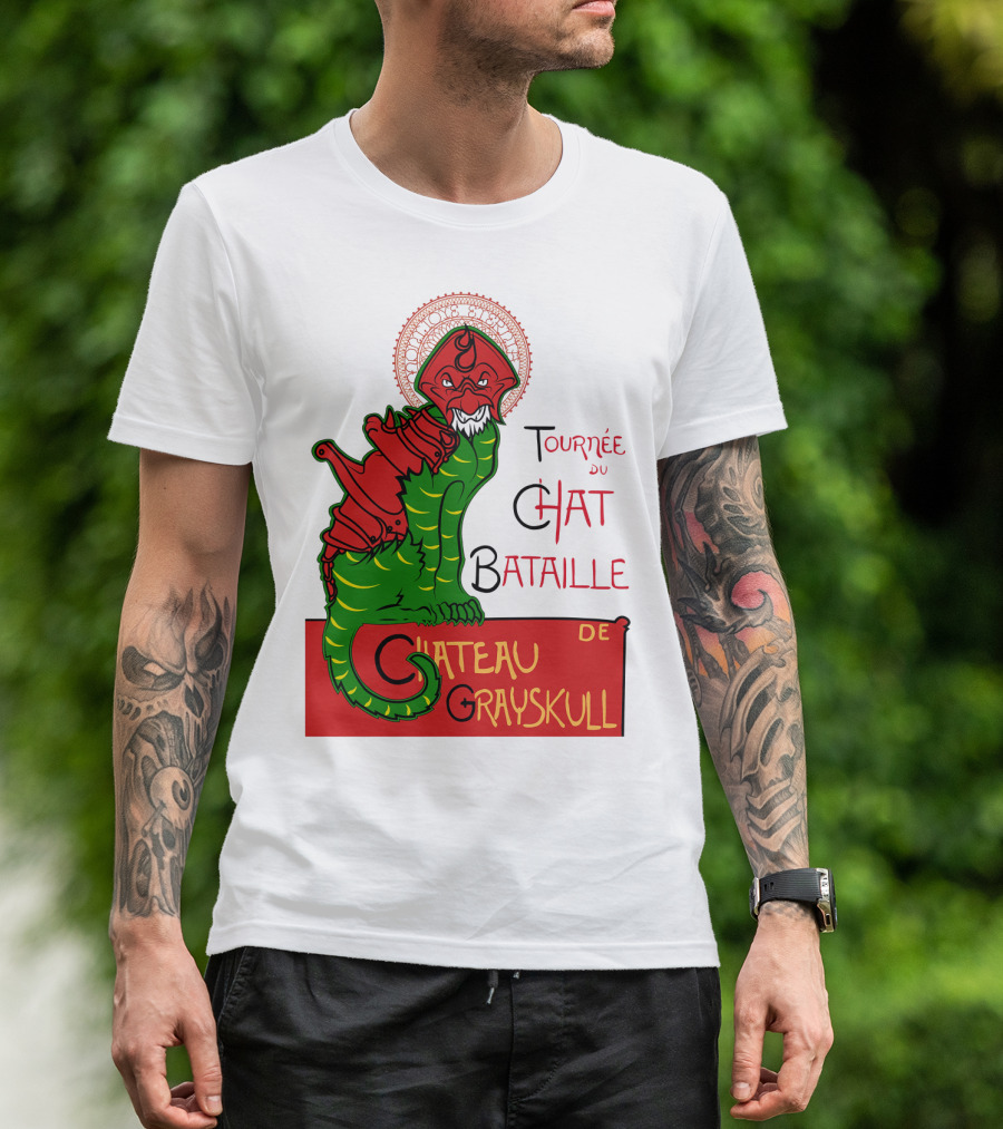 Tournée Du Chat Bataille De Château Grayskull T-Shirt