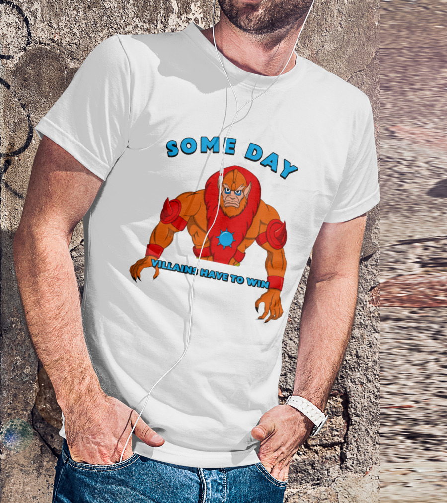 He Man And The Masters Of The Universe Beastman Someday Villains Have To Win T-Shirt