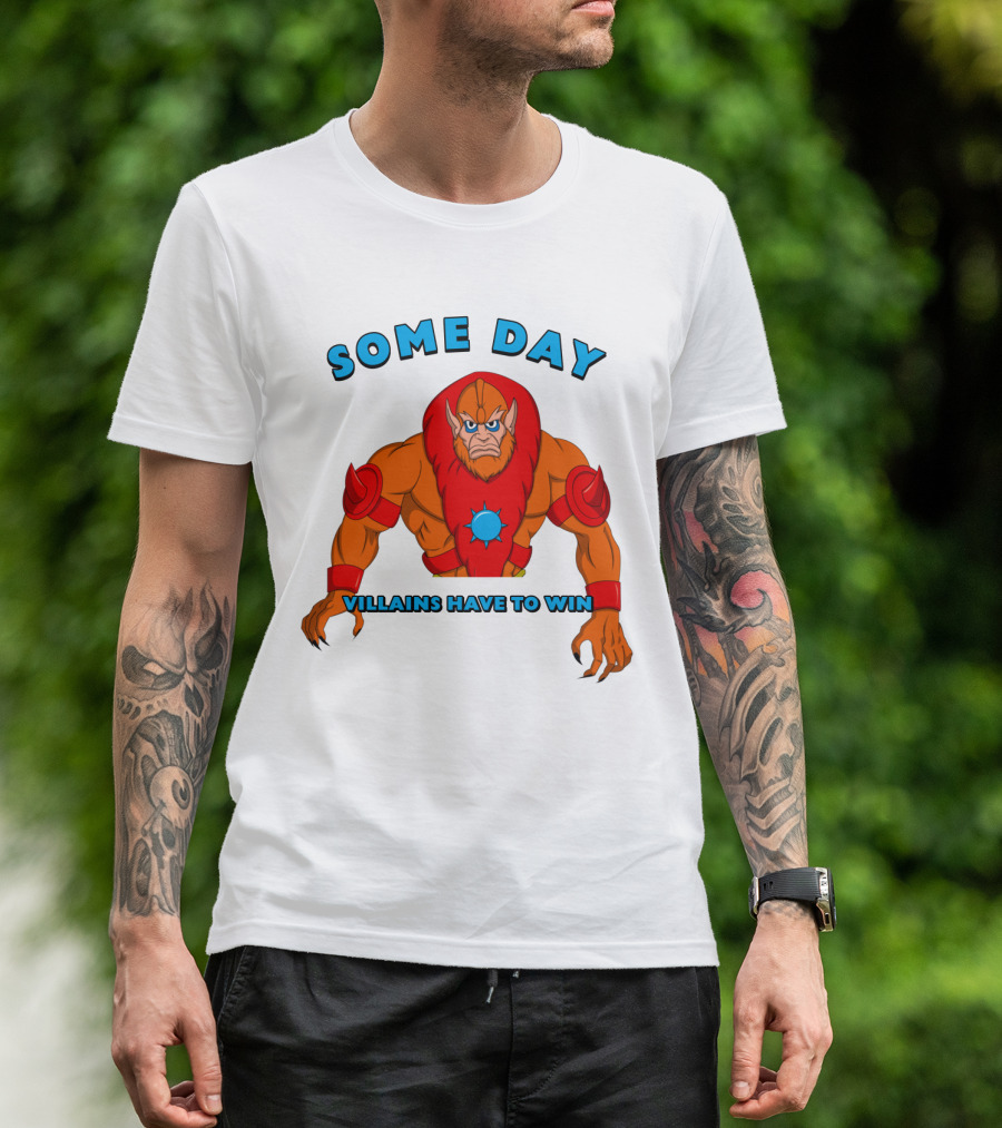 He Man And The Masters Of The Universe Beastman Someday Villains Have To Win T-Shirt
