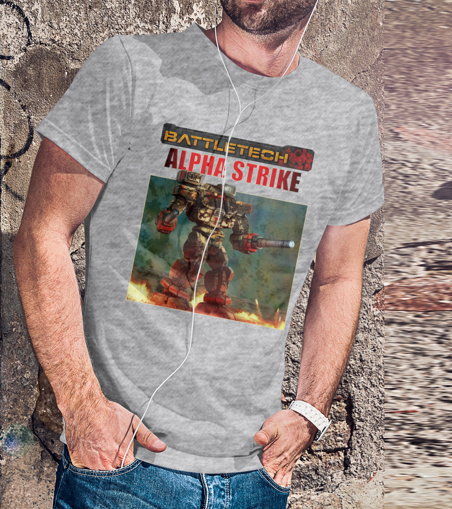 BattleTech ALPHA STRIKE Mech Warrior Battle Scene T-Shirt