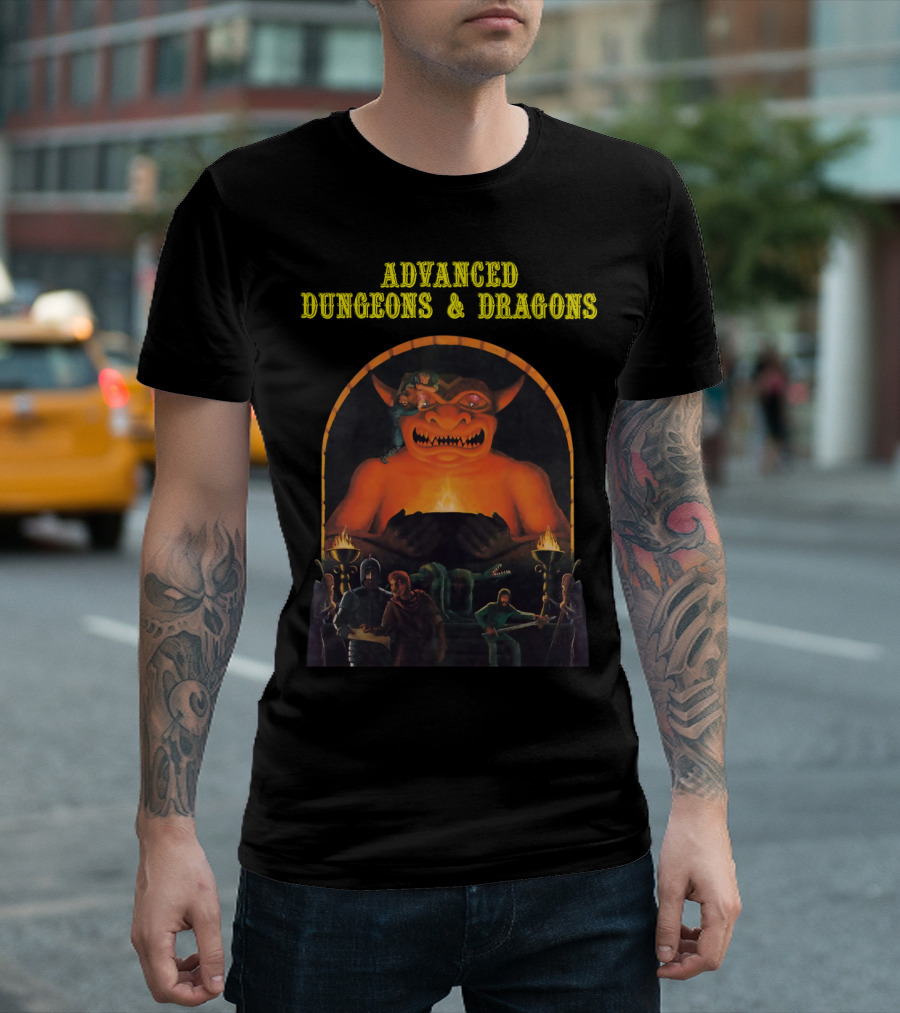 Advanced Dungeons and Dragons Monster Demon Vintage Cover T-Shirt