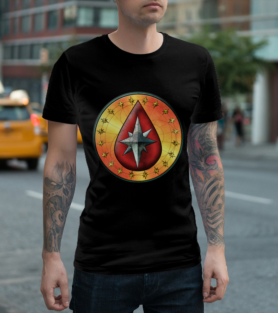 Clan Blood Spirit Symbol Starburst Emblem T-Shirt