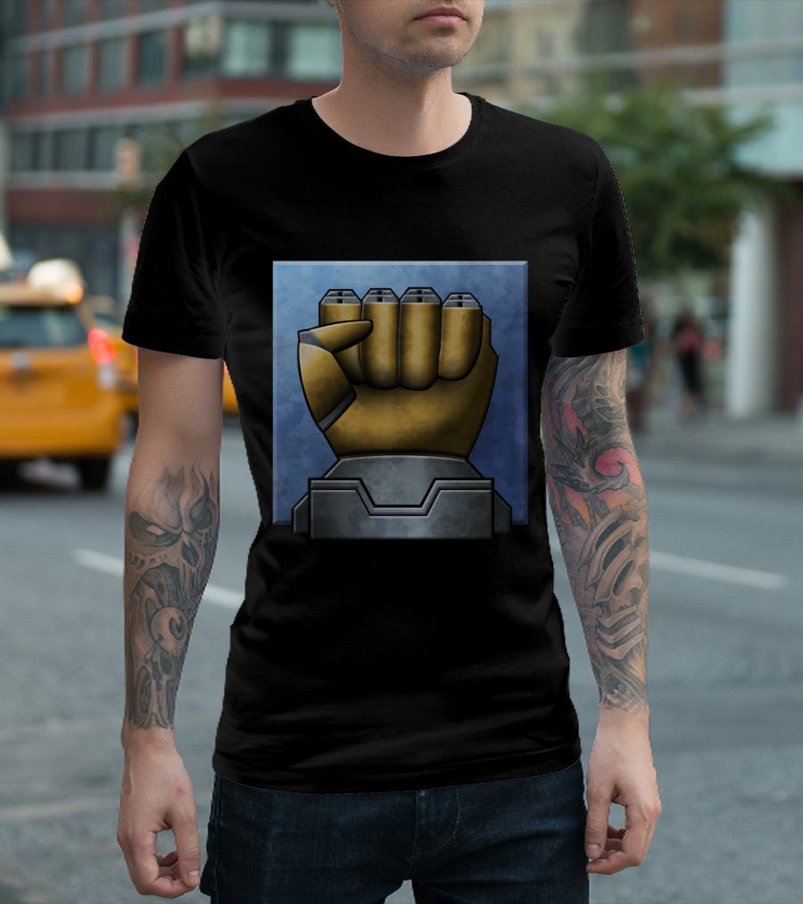 House Steiner The Lyran Commonwealth BattleTech Fist Emblem T-Shirt