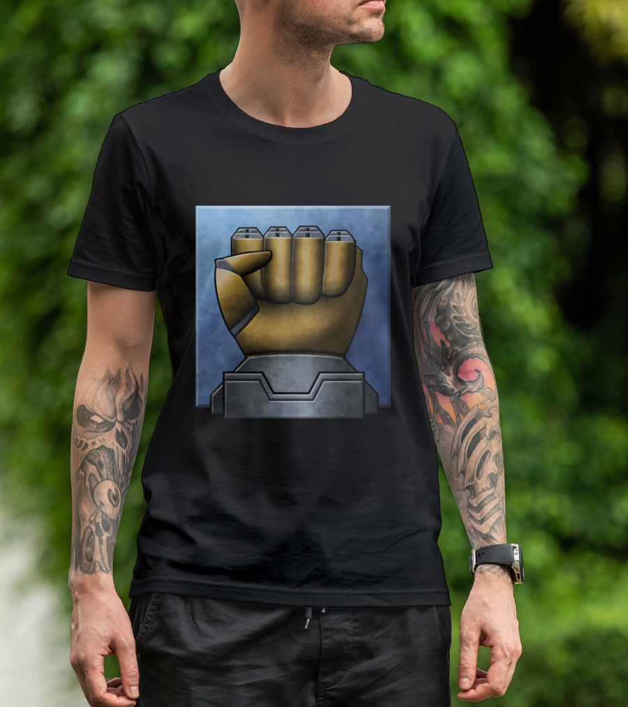 House Steiner The Lyran Commonwealth BattleTech Fist Emblem T-Shirt