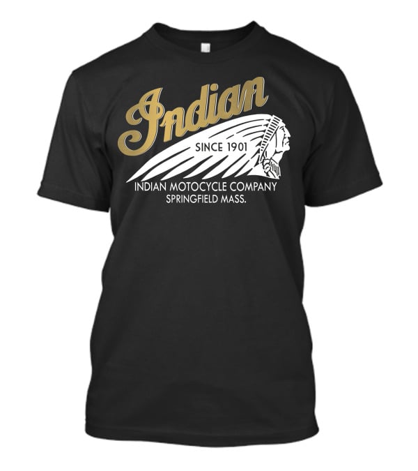 Indian Motorcycle Company Since 1901 Springfield Mass T-Shirt