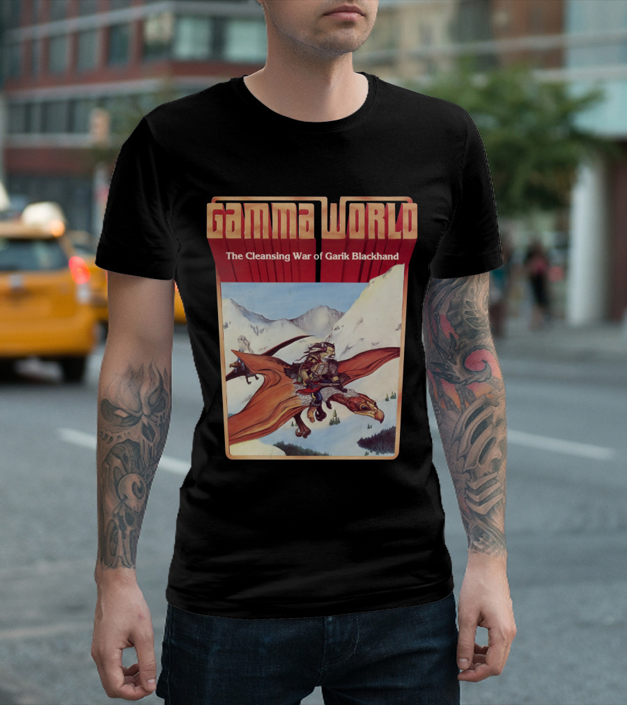 Gamma World The Cleansing War Of Garik Blackhand T-Shirt