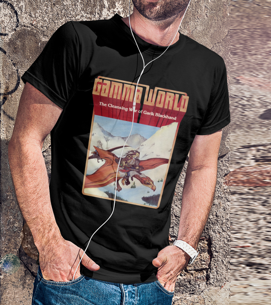 Gamma World The Cleansing War Of Garik Blackhand T-Shirt