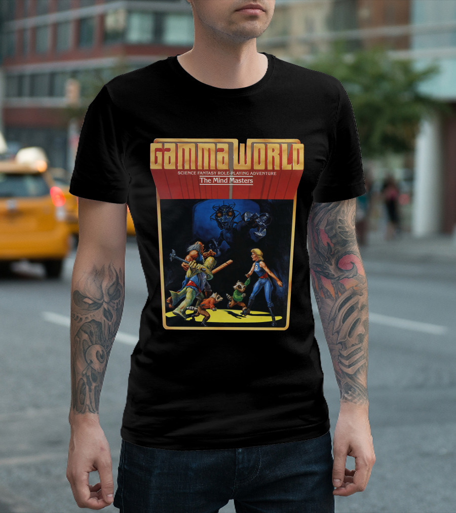 Gamma World Science Fantasy Role-Playing Adventure The Mind Masters T-Shirt