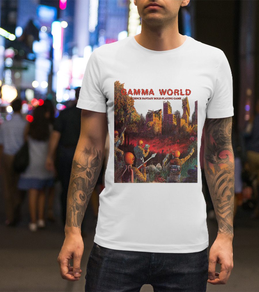 Gamma World Science Fantasy Role-Playing Game 1st Edition T-Shirt