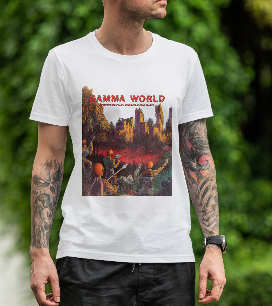 Gamma World Science Fantasy Role-Playing Game 1st Edition T-Shirt