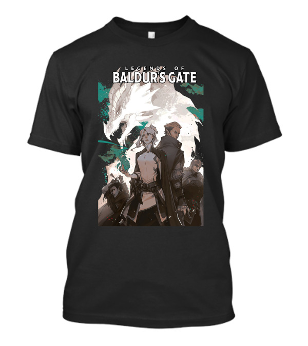Legends Of Baldur’s Gate Dragon And Heroes Adventure T-Shirt