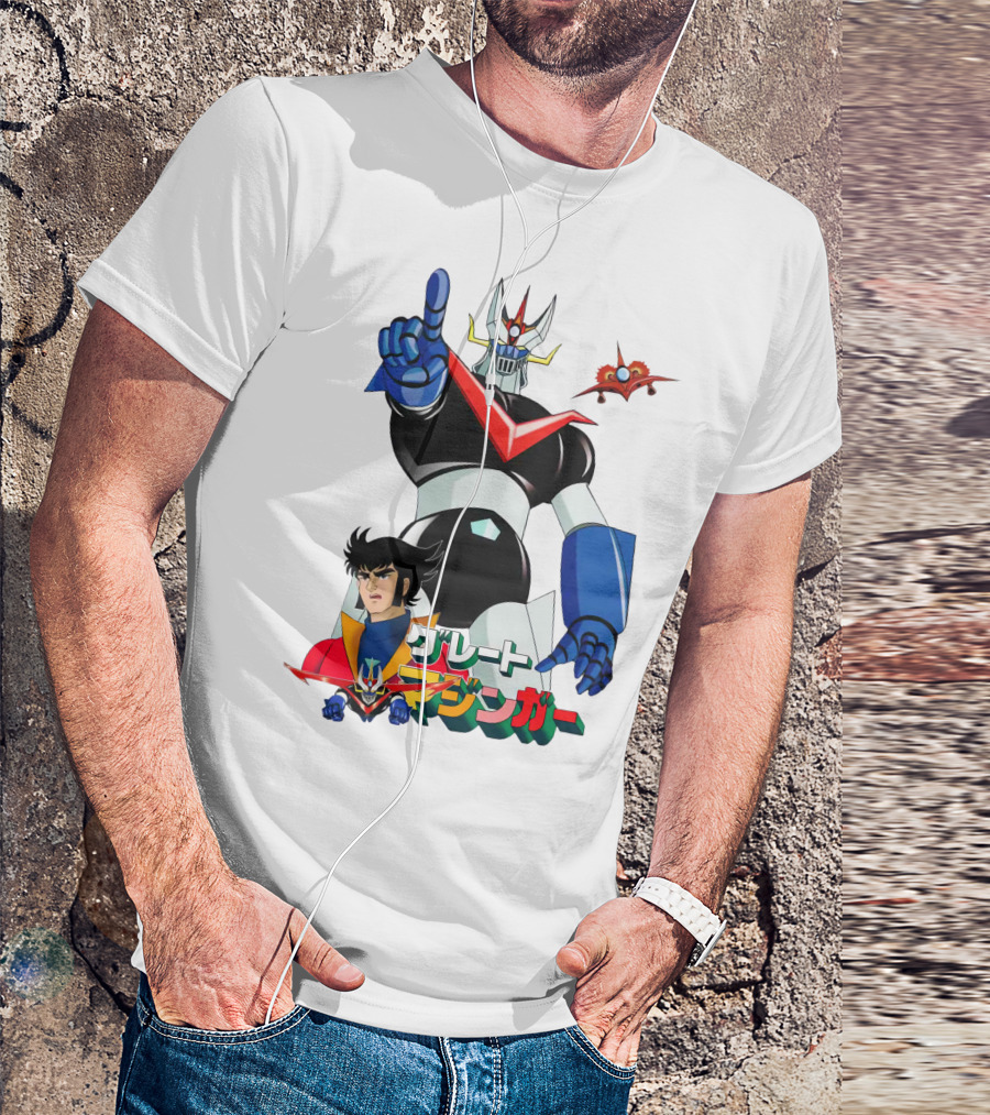 Great Mazinger Robot Anime Character T-Shirt