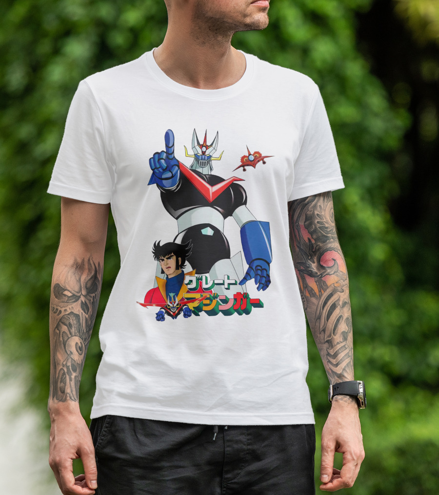 Great Mazinger Robot Anime Character T-Shirt