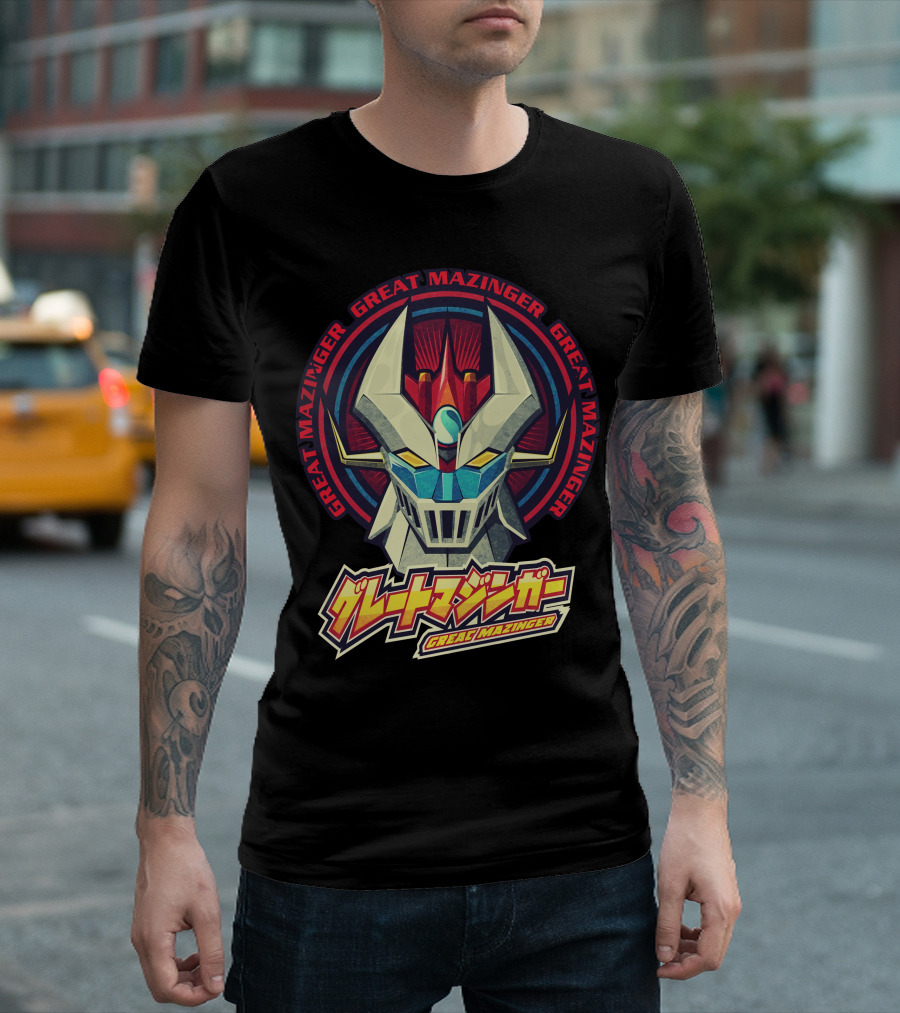 Great Mazinger Retro Robot T-Shirt