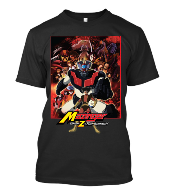Mazinger Edition Z The Impact Heroic Robot And Characters Collage T-Shirt