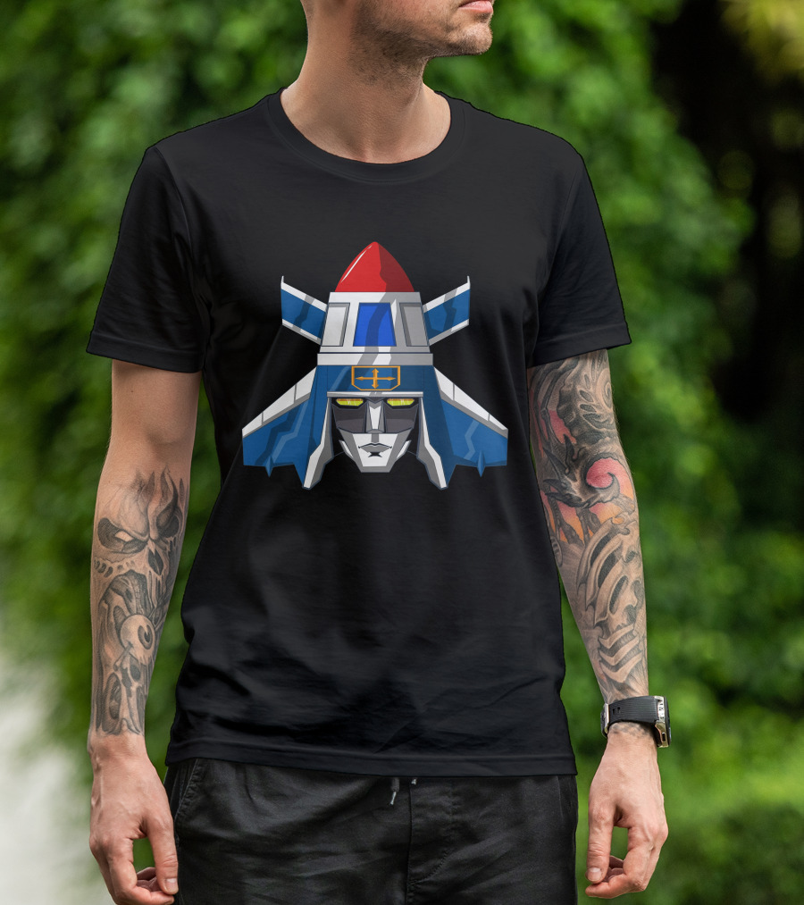 Voltron Vehicle Force Robot Head T-Shirt