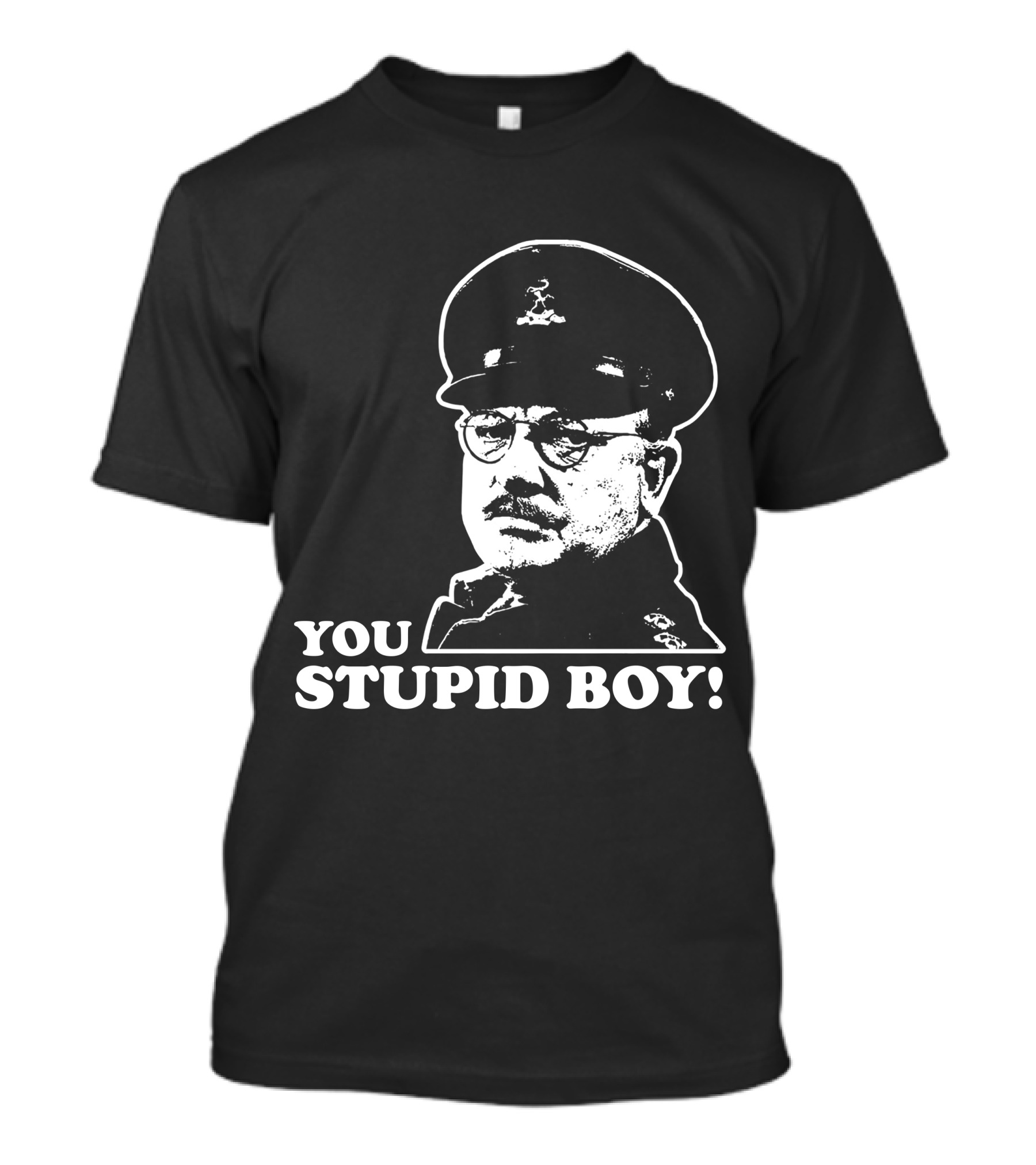 Dad's Army You Stupid Boy Classic Catchphrase T-Shirt