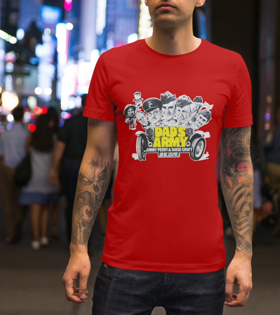 Dad's Army By Jimmy Perry And David Croft BBC 1975 T-Shirt
