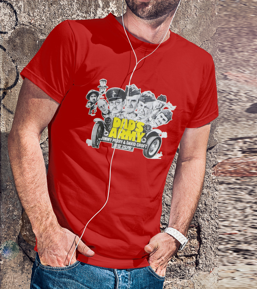 Dad's Army By Jimmy Perry And David Croft BBC 1975 T-Shirt