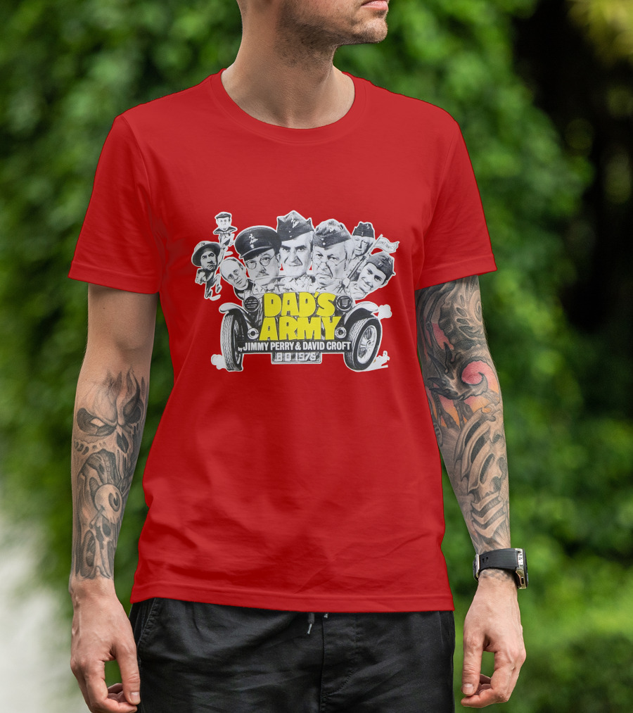 Dad's Army By Jimmy Perry And David Croft BBC 1975 T-Shirt