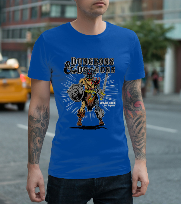Dungeons And Dragons Warduke Evil Fighter T-Shirt