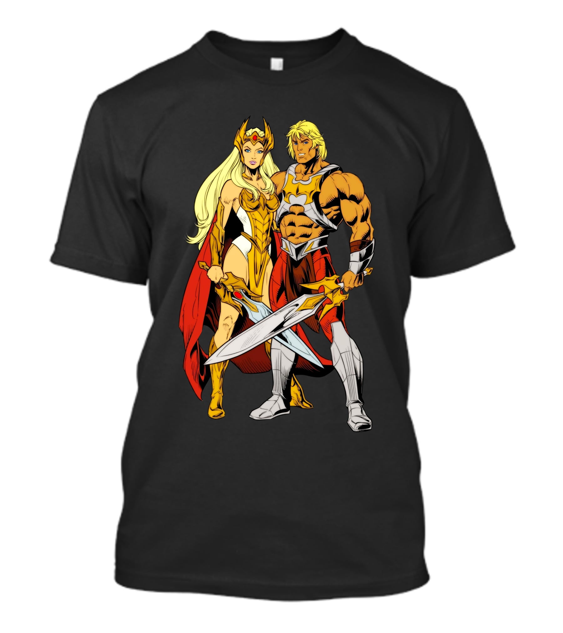 She Ra And He Man Powerful Alliance Masters Of The Universe T-Shirt