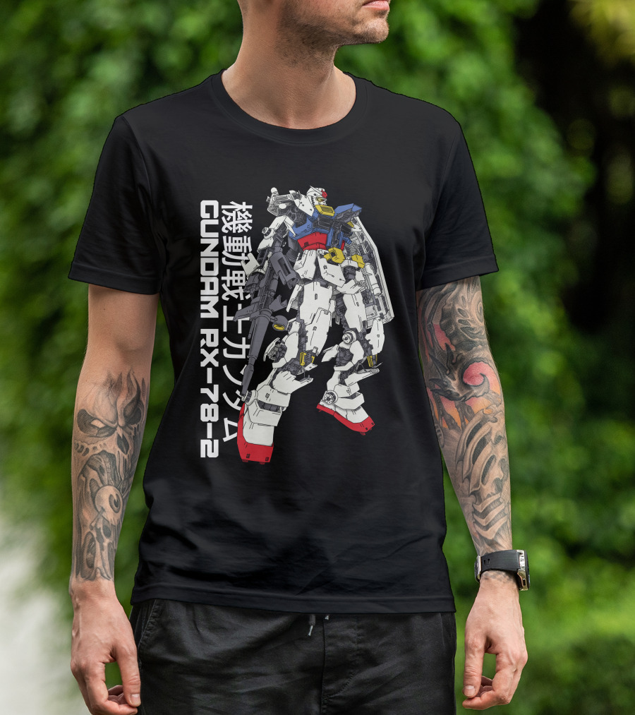 Gundam RX-78-2 Mobile Suit Mechanized Warrior T-Shirt