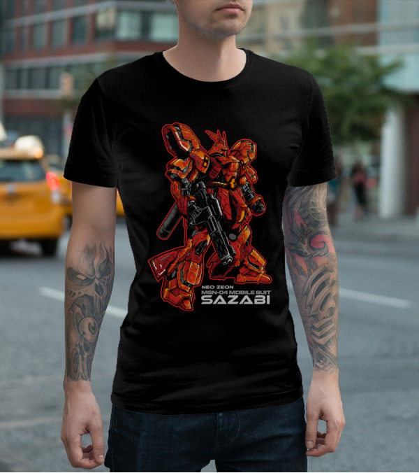 Sazabi Neo Zeon MSN-04 Mobile Suit Gundam T-Shirt
