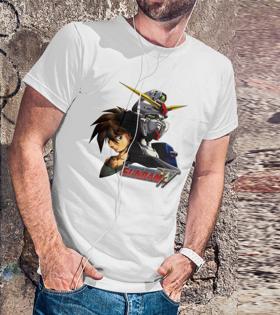 MOBILE SUIT GUNDAM WING HERO AND ROBOT T-Shirt