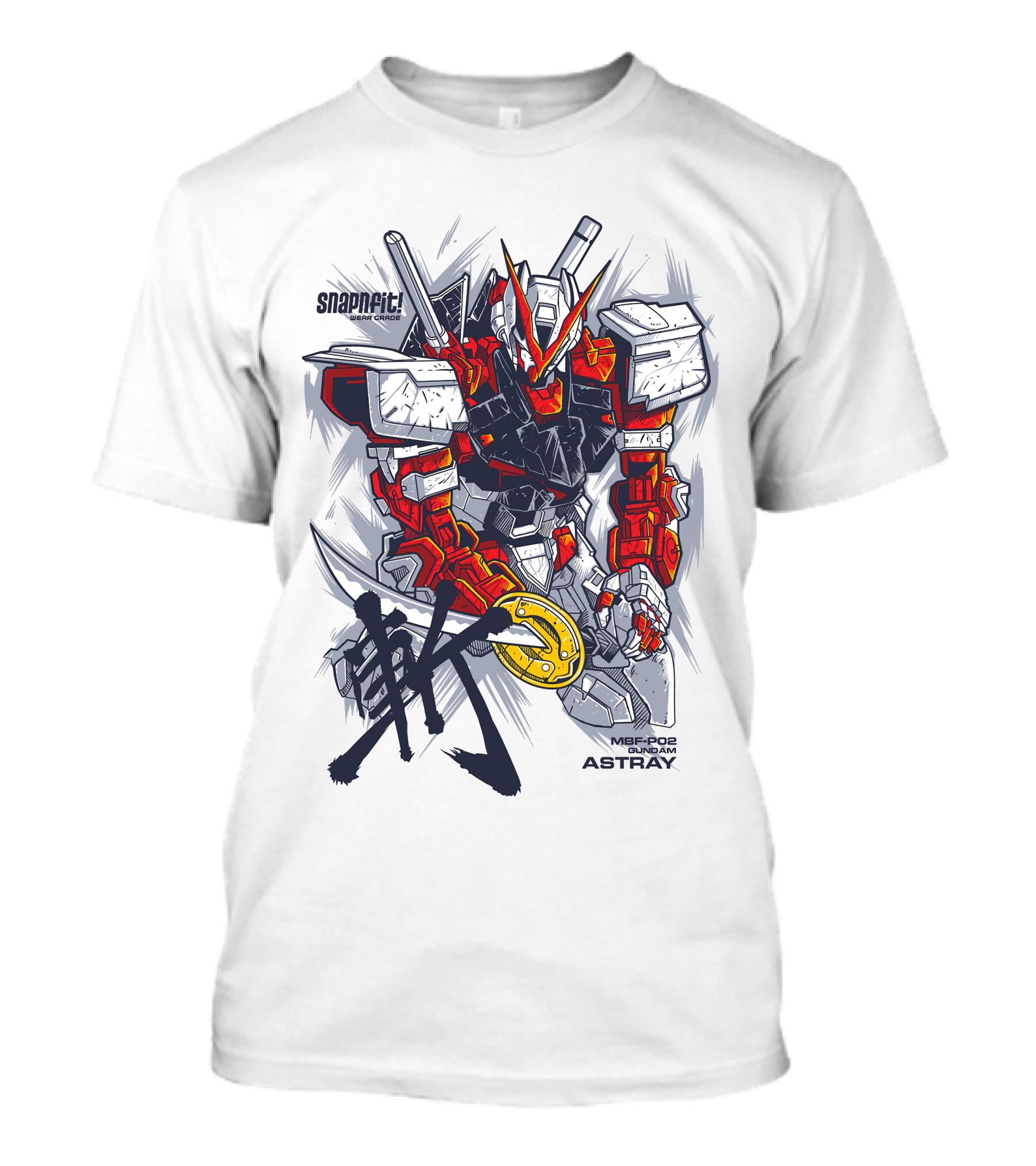 Snapfit Series MBF-P02 Gundam Astray Red Frame T-Shirt
