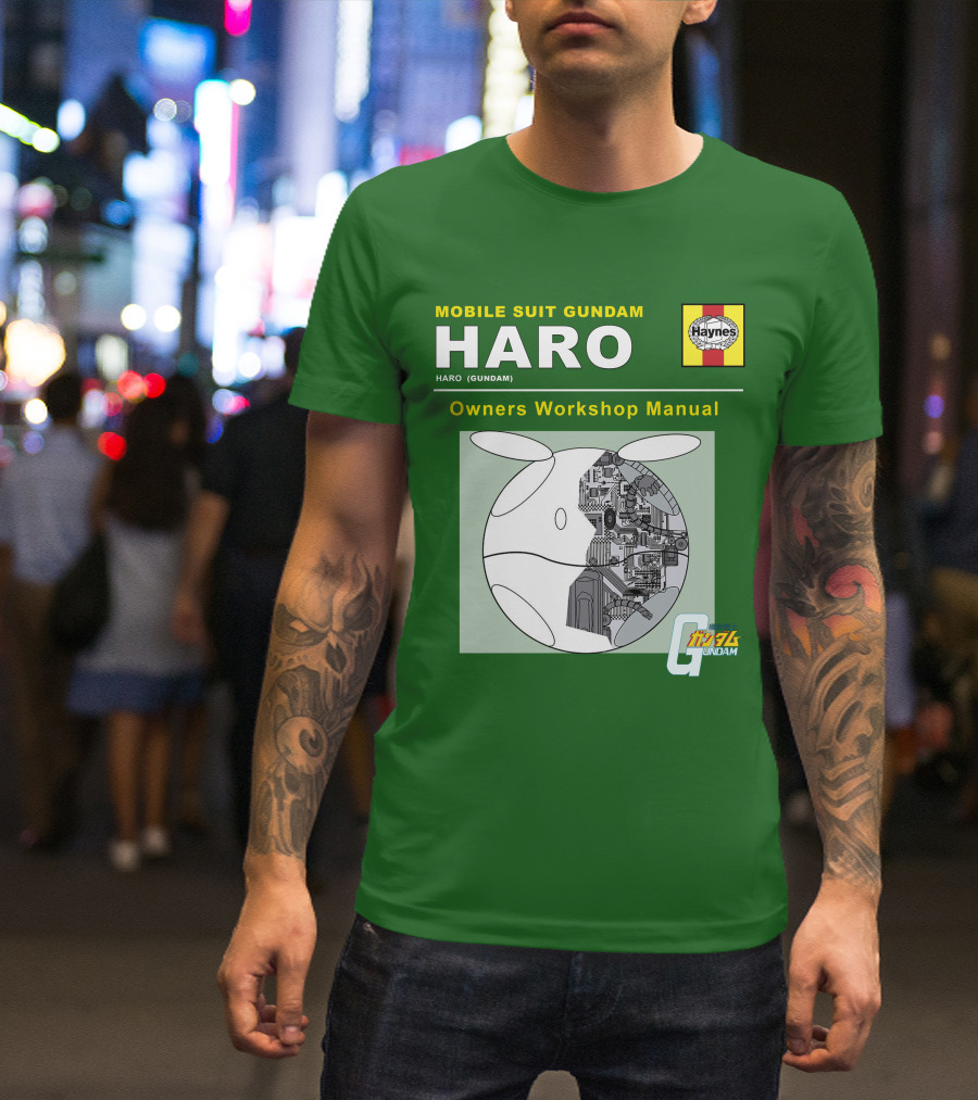 MOBILE SUIT GUNDAM HARO Owners Workshop Manual Haynes GUNDAM T-Shirt