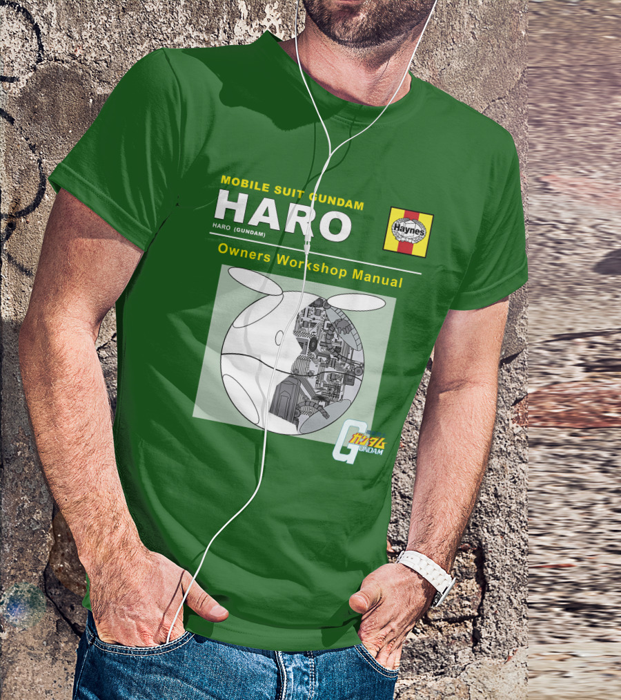 MOBILE SUIT GUNDAM HARO Owners Workshop Manual Haynes GUNDAM T-Shirt