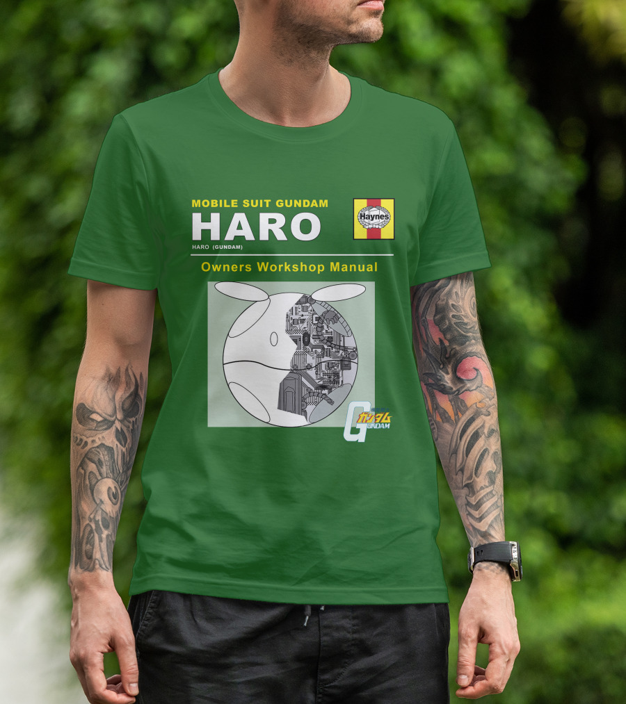 MOBILE SUIT GUNDAM HARO Owners Workshop Manual Haynes GUNDAM T-Shirt