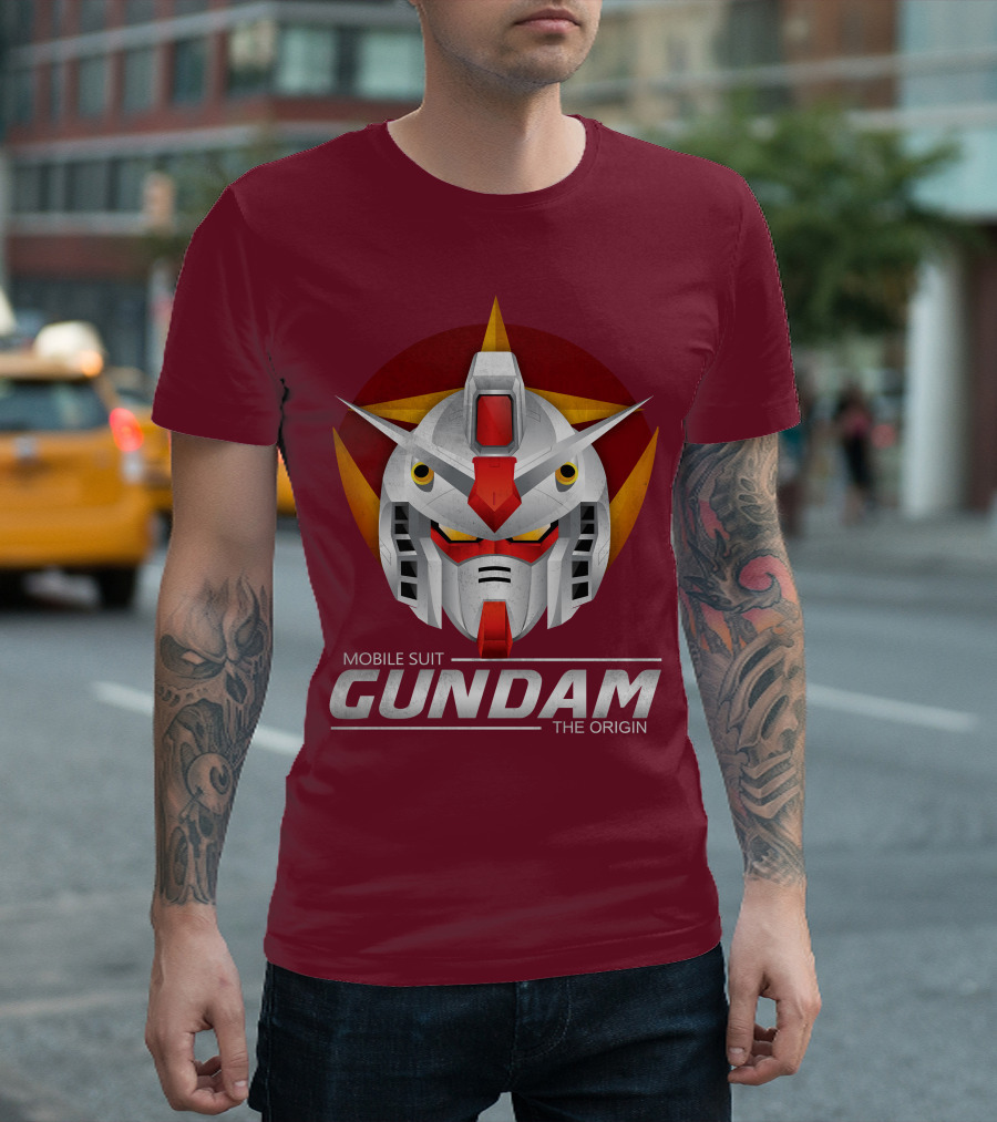 Mobile Suit Gundam The Origin Mecha Head T-Shirt
