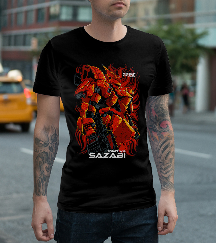 MSN-04 Sazabi Snapfit Gundam T-Shirt