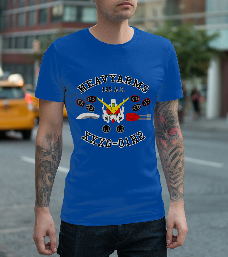 Heavyarms 195 A.C. XXXG-01H2 Gundam Wing T-Shirt