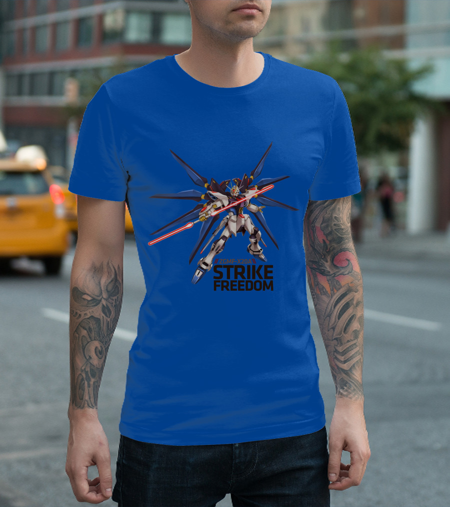 ZGMF-X20A Strike Freedom Gundam Mobile Suit T-Shirt